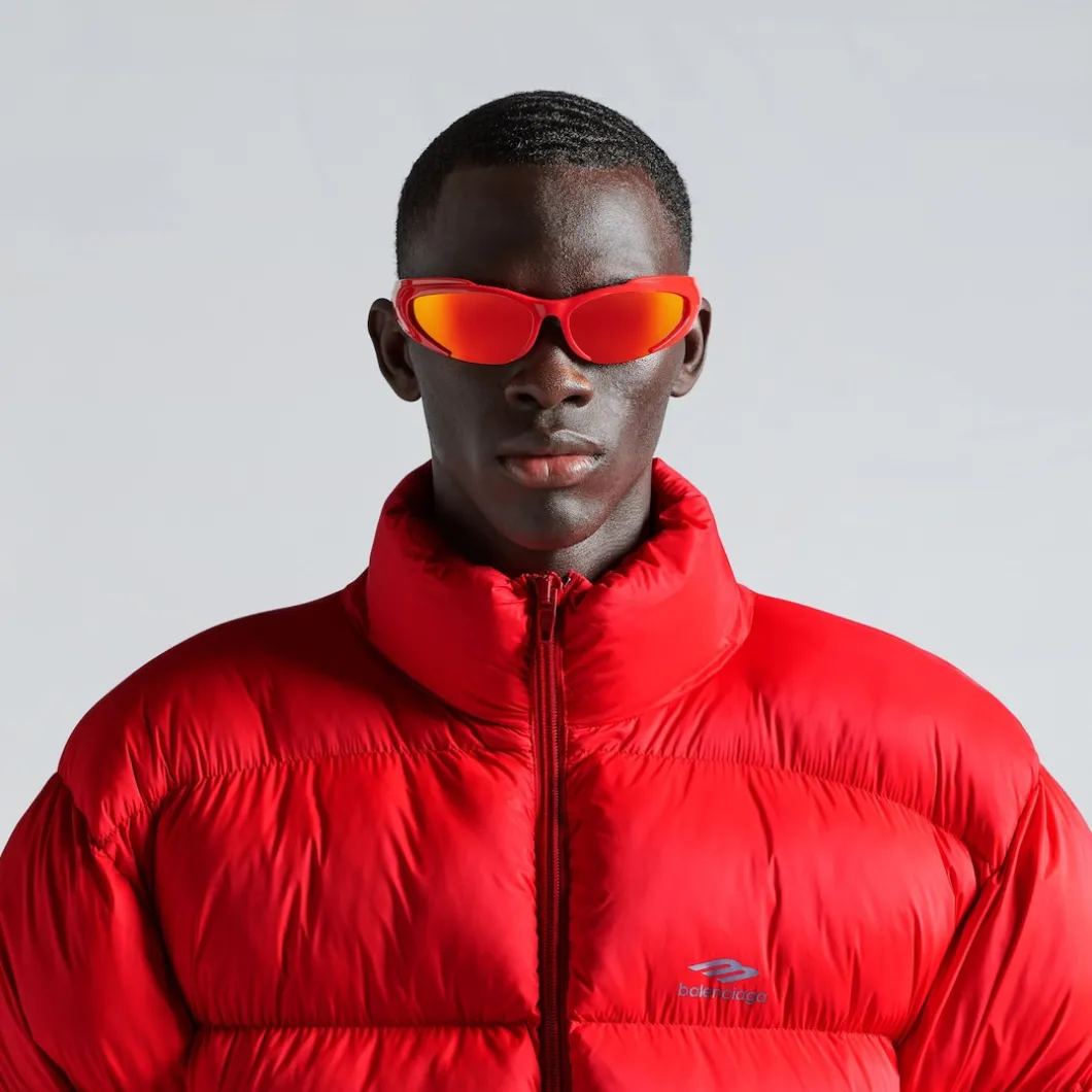 Occhiali Da Sole Reverse Xpander Rectangle in Rosso