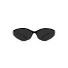 Occhiali Da Sole 90s Oval  in Nero