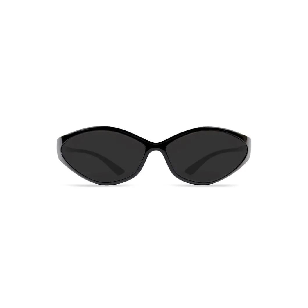 Occhiali Da Sole 90s Oval in Nero