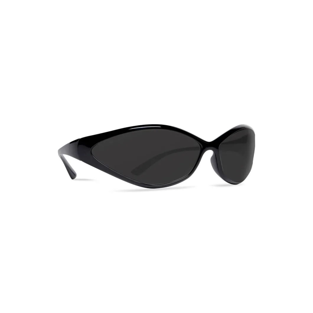 Occhiali Da Sole 90s Oval in Nero