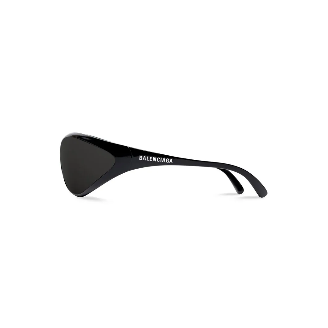 Occhiali Da Sole 90s Oval in Nero