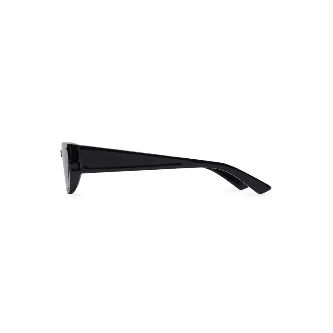 Occhiali Da Sole Shield Rectangle in Nero