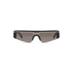 Occhiali Da Sole Ski Rectangle in Nero