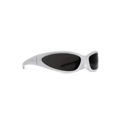 Occhiali Da Sole Skin Cat in Argento
