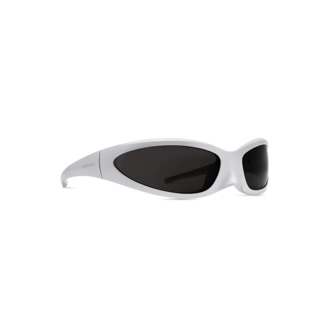 Occhiali Da Sole Skin Cat in Argento