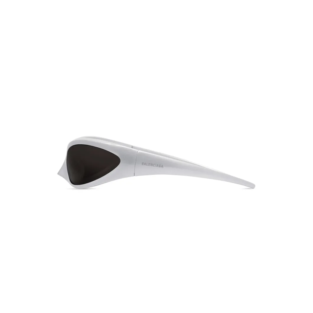 Occhiali Da Sole Skin Cat in Argento