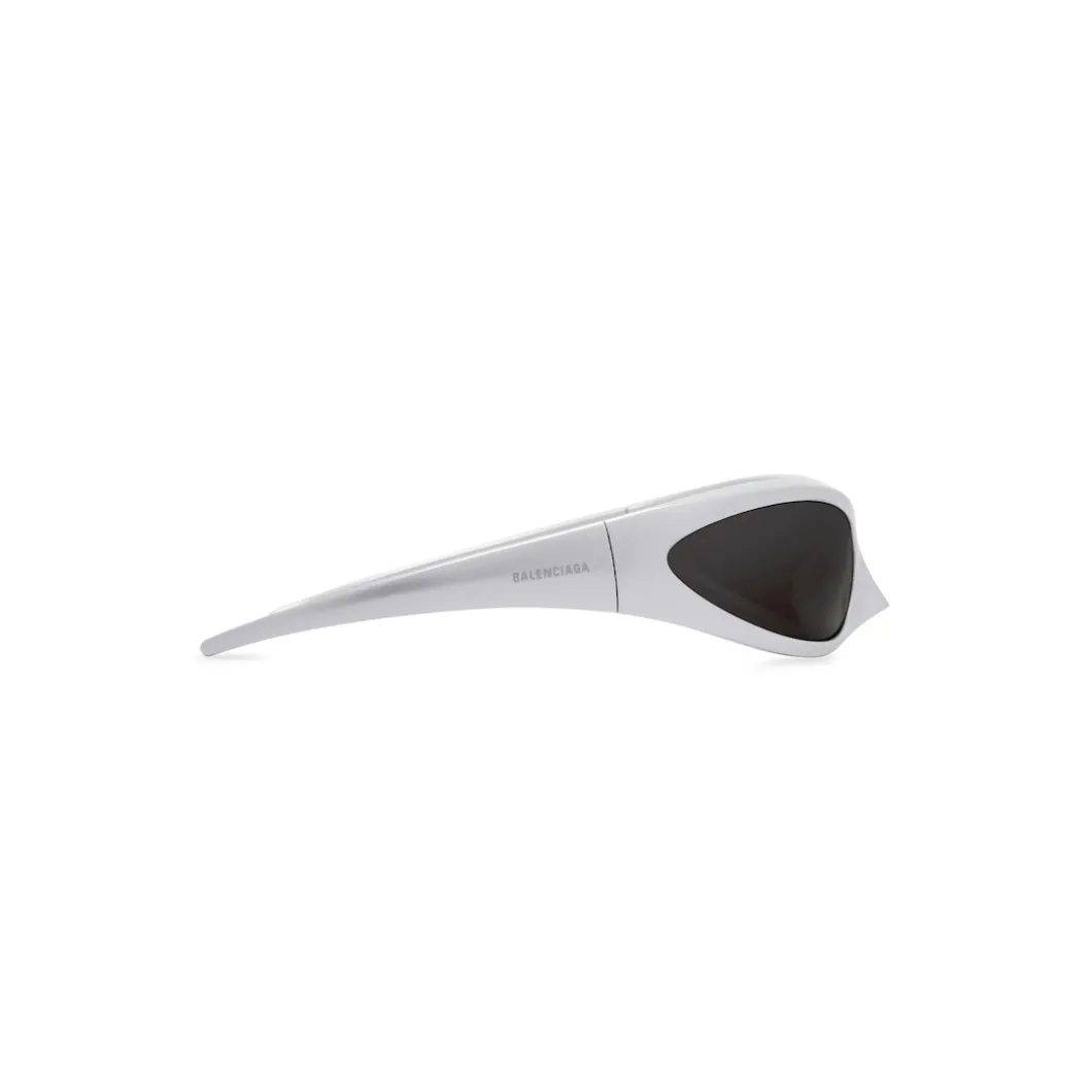 Occhiali Da Sole Skin Cat in Argento