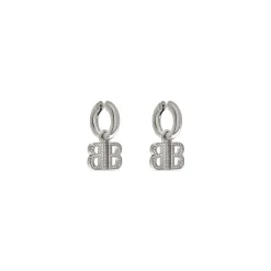 Orecchini Ad Anello Bb 2.0  da Donna in Argento