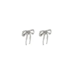 Orecchini Archive Ribbon da Donna in Argento