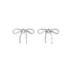 Orecchini Archive Ribbon da Donna in Argento