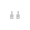 Orecchini B Chain Xl da Donna in Argento