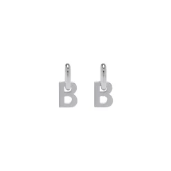 Orecchini B Chain Xl da Donna in Argento