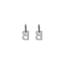 Orecchini B Chain Xl da Donna in Argento