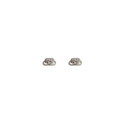 Orecchini Bb Xs Stud A Bottone da Donna in Argento
