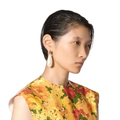 Orecchini Con Perla Palazzo  da Donna in Argento Anticato