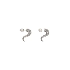 Orecchini Force Horn in Argento
