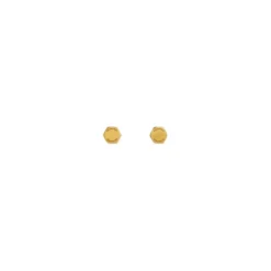 Orecchini Garage Double Screw  in Oro Anticato