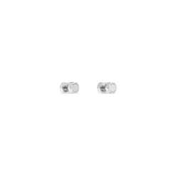 Orecchini Garage Double Screw  in Argento Anticato
