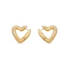 Orecchini Loop Heart da Donna in Oro