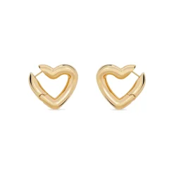 Orecchini Loop Heart da Donna in Oro