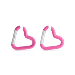 Orecchini Love Clip da Donna in Rosa
