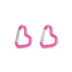 Orecchini Love Clip da Donna in Rosa