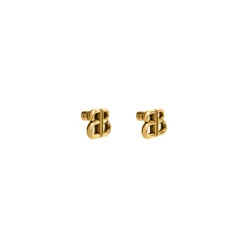 Orecchini Monaco Stud S da Donna in Oro Anticato