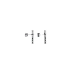 Orecchini Typo Metal in Argento
