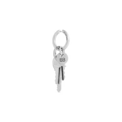 Orecchino Locker in Argento Anticato