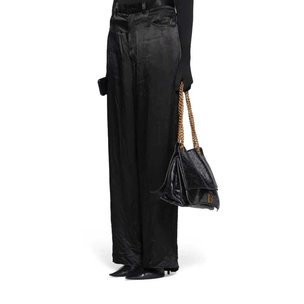 Pantaloni 5 Pocket Baggy in Nero