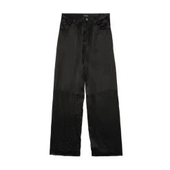 Pantaloni 5 Pocket Baggy in Nero