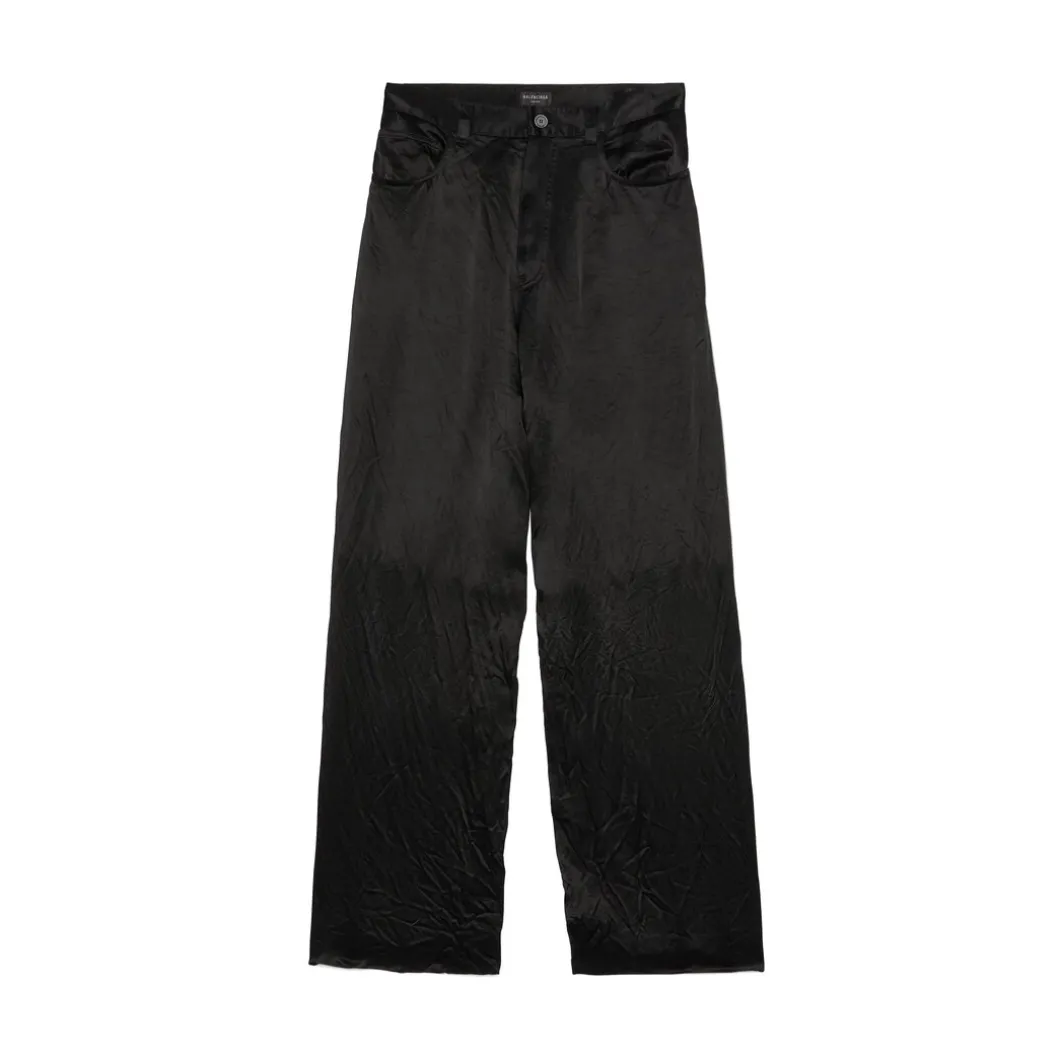 Pantaloni 5 Pocket Baggy in Nero