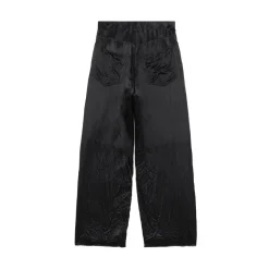Pantaloni 5 Pocket Baggy in Nero