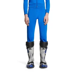 Pantaloni Aderenti A Vita Bassa in Blu