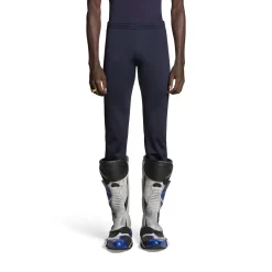Pantaloni Aderenti A Vita Bassa in Blu Navy