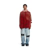 Pantaloni Baggy Destroyed Super Large in Blu