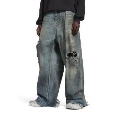 Pantaloni Baggy in Azzurro