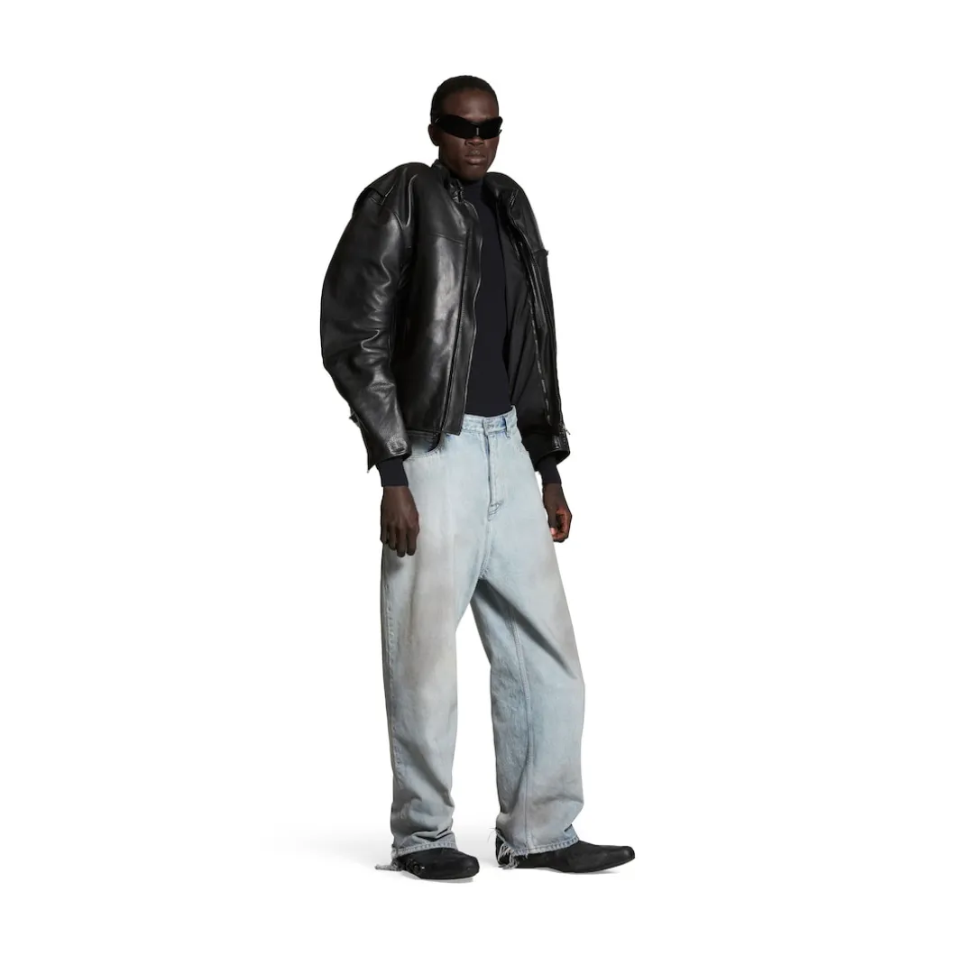 Pantaloni Baggy in Blu
