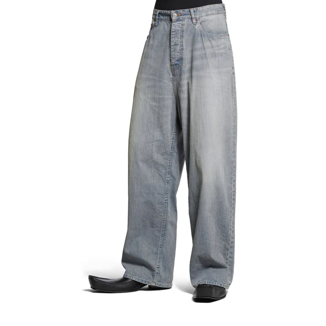 Pantaloni Baggy in Blu