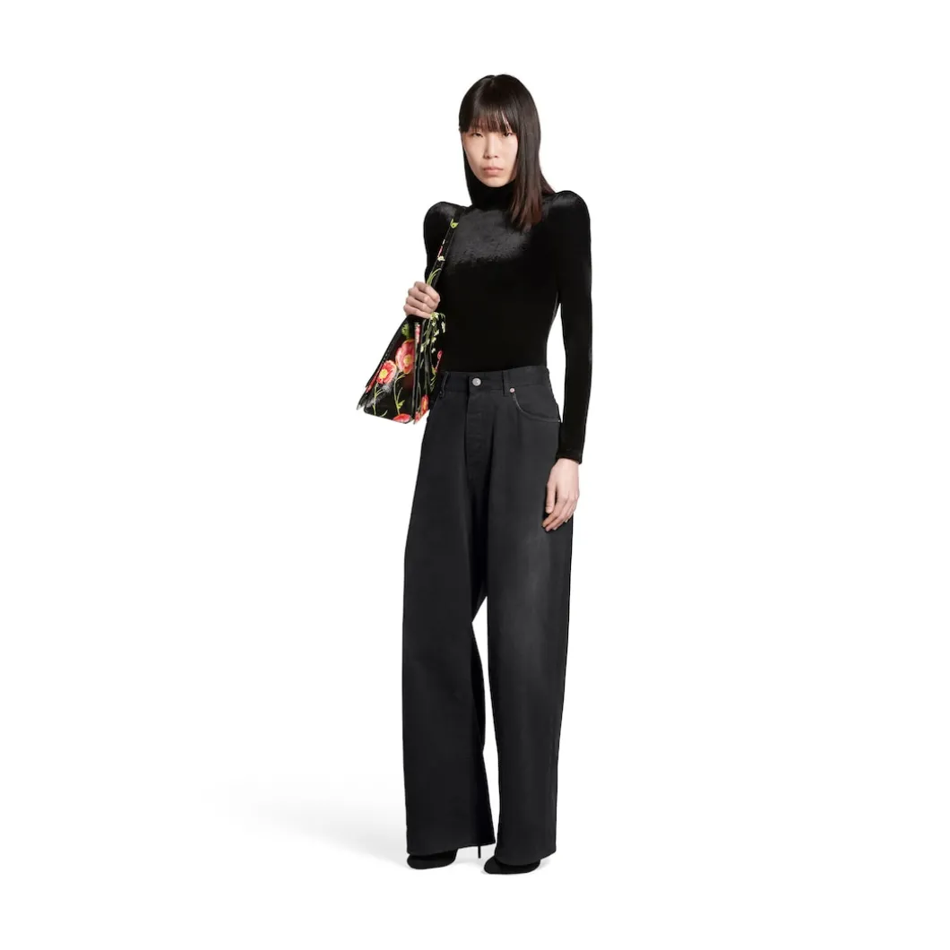 Pantaloni Baggy in Nero