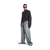 Pantaloni Baggy Oversize in Azzurro