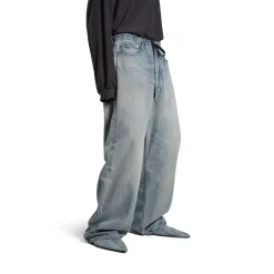 Pantaloni Baggy Oversize in Azzurro