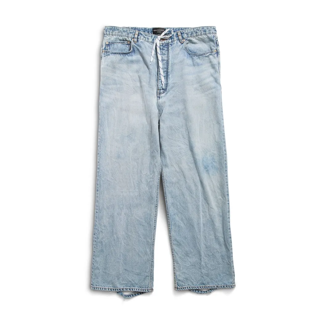 Pantaloni Baggy Oversize in Blu