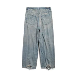 Pantaloni Baggy Oversize in Azzurro
