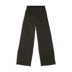 Pantaloni Bb Monogram Pyjama da Donna in Nero