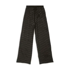 Pantaloni Bb Monogram Pyjama da Donna in Nero