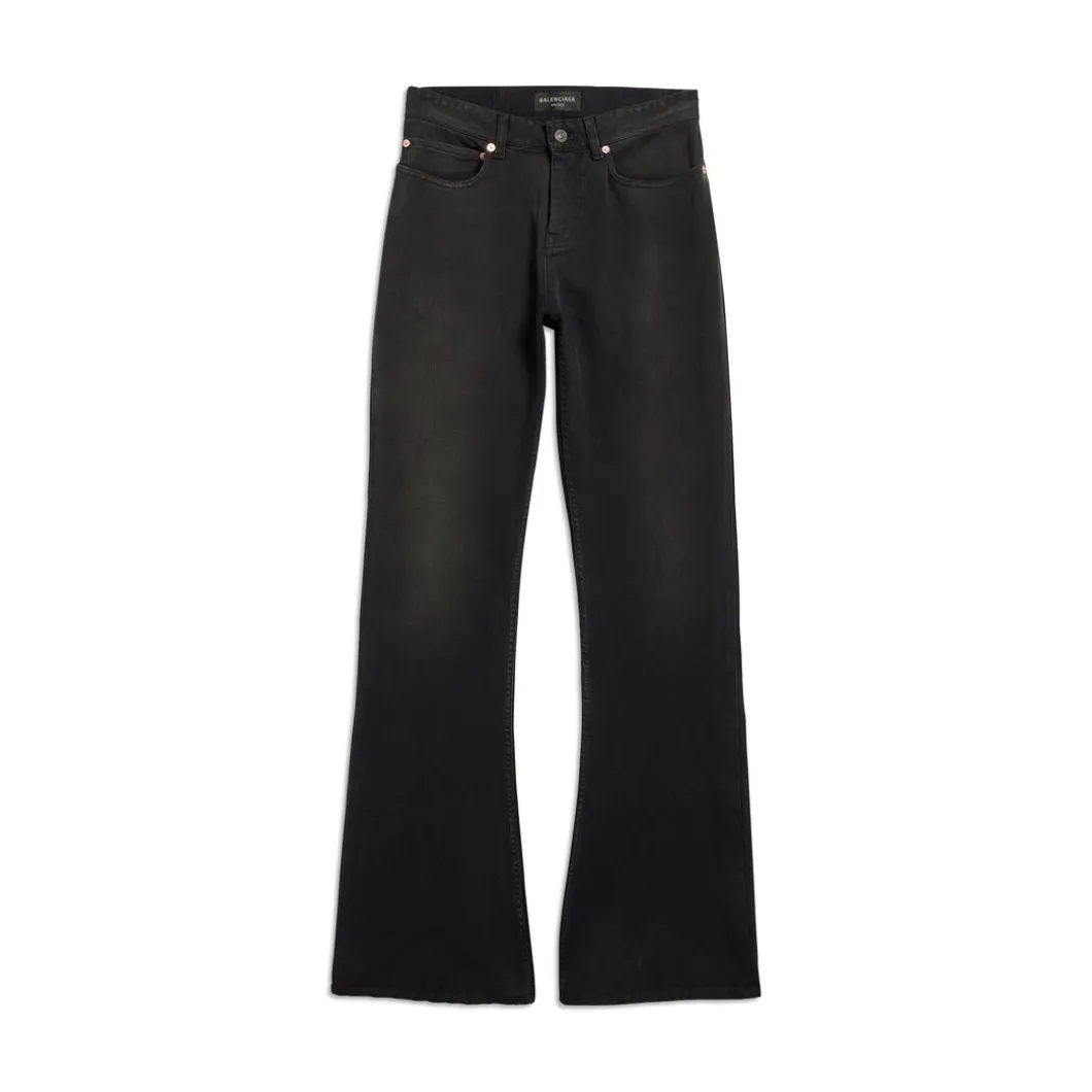 Pantaloni Bootcut in Nero