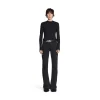 Pantaloni Bootcut in Nero