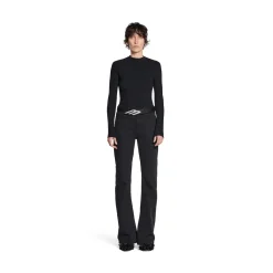 Pantaloni Bootcut in Nero