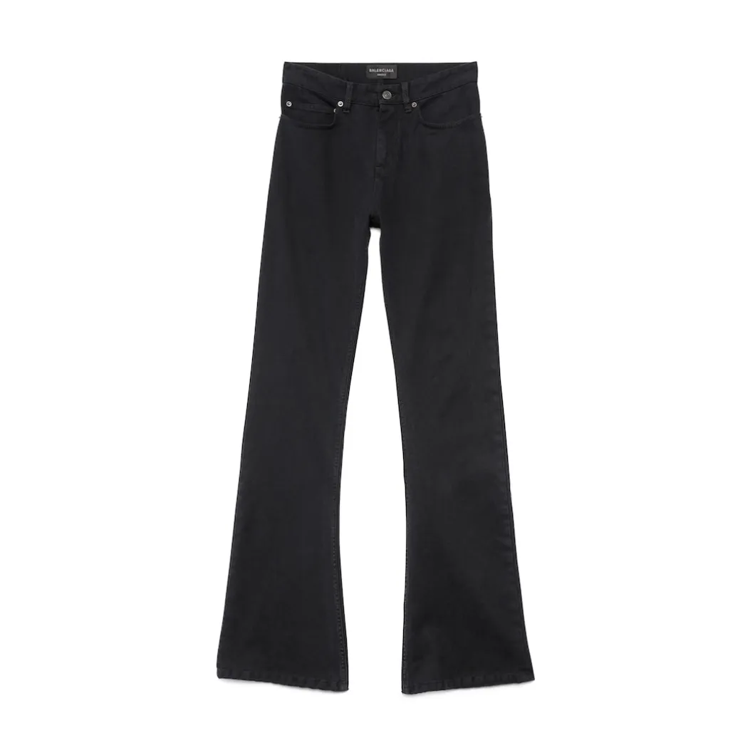 Pantaloni Bootcut in Nero